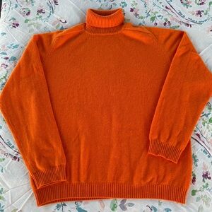 Vintage J Crew Oversized Cashmere Turtleneck Sweater